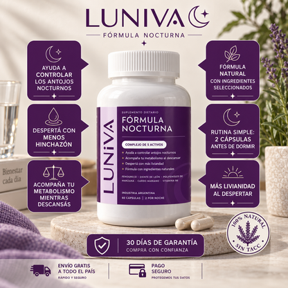 LUNIVA™ – Menos hinchazón, más confianza en tu cuerpo
